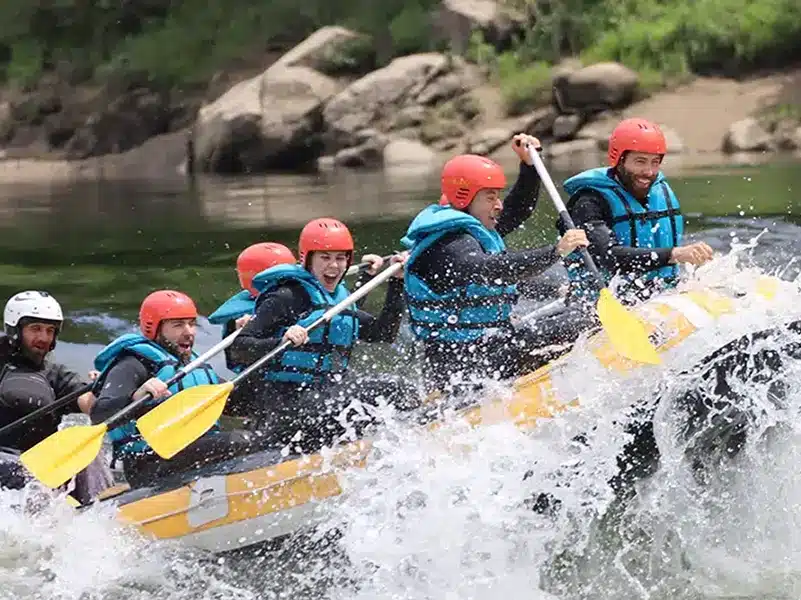 Arrepións rafting Miño