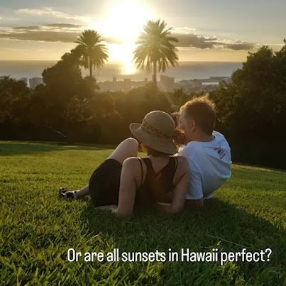 Sunset hawaii